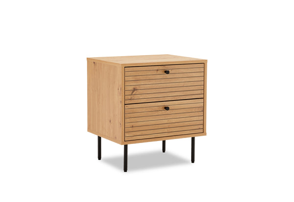 Anya 2 Drawer Bedside