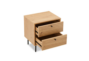 Anya 2 Drawer Bedside