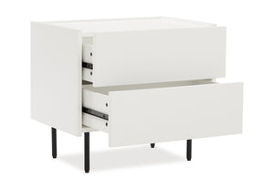 Emerson 2 Drawer Bedside
