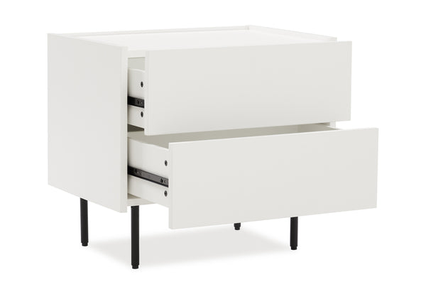 Emerson 2 Drawer Bedside
