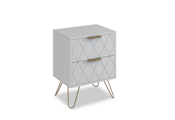 Ally 2 Drawer Bedside (Set of 2)