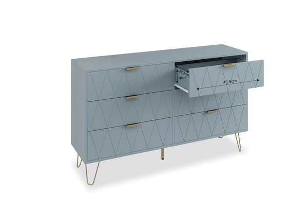 Ally 6 Drawer Dresser