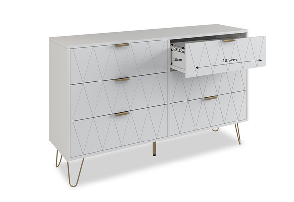 Ally 6 Drawer Dresser