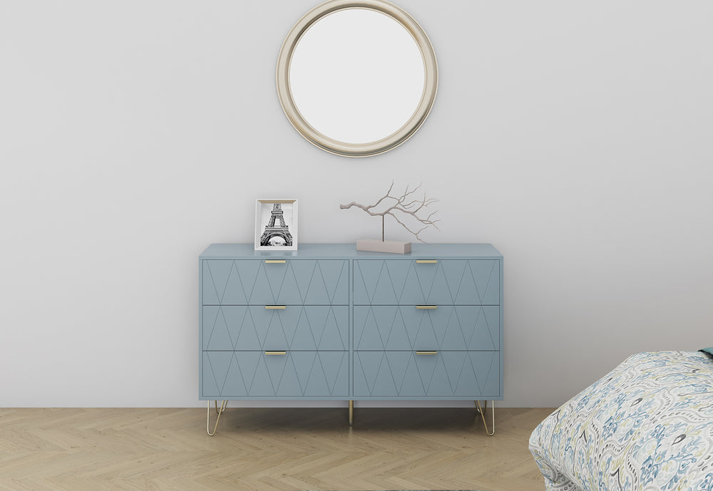 Ally 6 Drawer Dresser