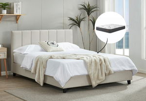 Amelia Double Bed & Harbour City Double Mattress Bundle