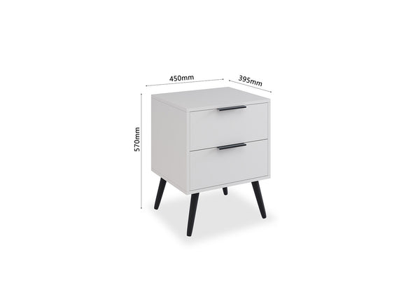 Angel 2 Drawer Bedside