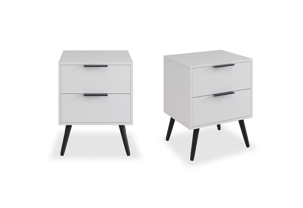 Angel 2 Drawer Bedside - 2 Piece Bundle