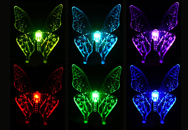 Butterfly Solar Outdoor Garden Lights (Set of 2)