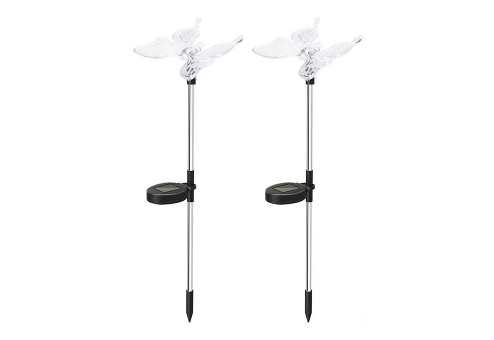 Butterfly Solar Outdoor Garden Lights (Set of 2)
