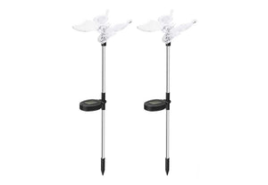 Butterfly Solar Outdoor Garden Lights (Set of 2)