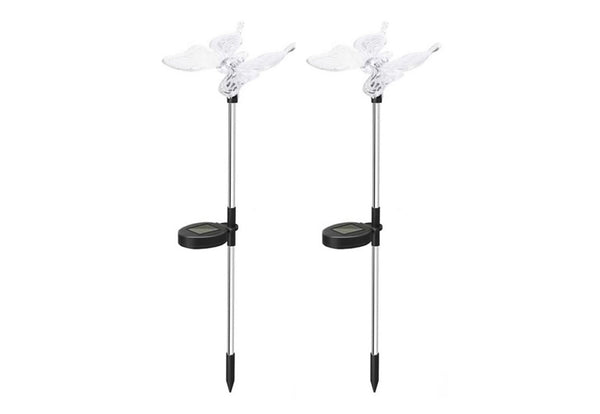 Butterfly Solar Outdoor Garden Lights (Set of 2)