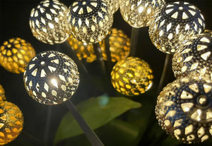 Carmen Moroccan Firefly Solar Outdoor Garden Lights (Set of 2)
