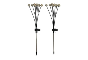 Carmen Moroccan Firefly Solar Outdoor Garden Lights (Set of 2)