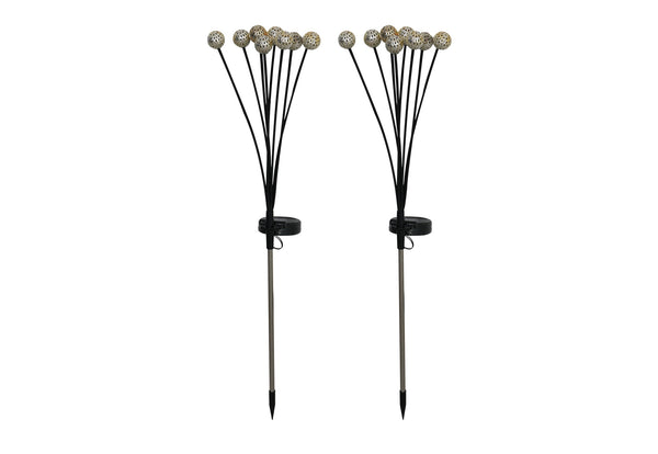 Carmen Moroccan Firefly Solar Outdoor Garden Lights (Set of 2)