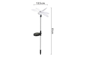 Dragonfly Solar Outdoor Garden Lights (Set of 2)
