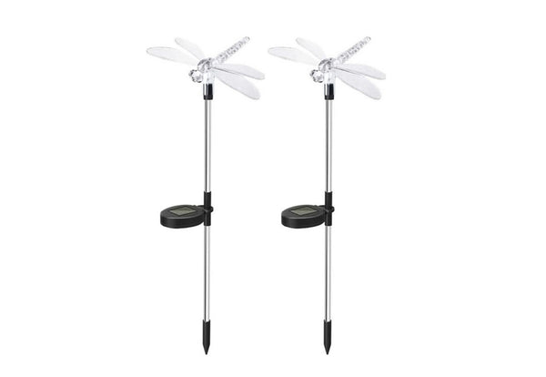 Dragonfly Solar Outdoor Garden Lights (Set of 2)