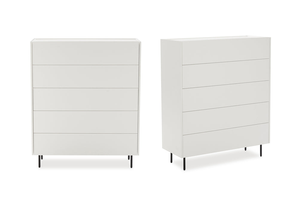 Emerson 5 Drawer Tall Chest - 2 Piece Bundle
