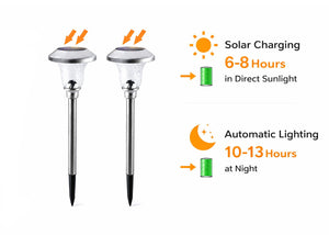 Hadley Solar Outdoor Garden Lights (Set of 2)