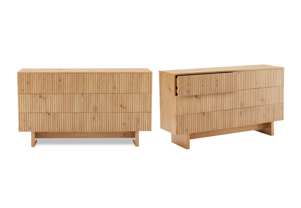 Giselle 6 Drawer Dresser - 2 Piece Bundle