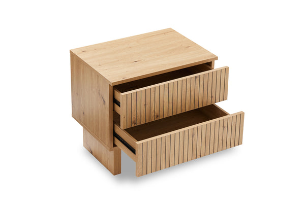 Giselle 2 Drawer Bedside - 2 Piece Bundle