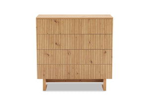 Giselle 4 Drawer Tall Chest & 2 Drawer Bedside - 3 Piece Bundle