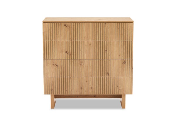 Giselle 4 Drawer Tall Chest & 2 Drawer Bedside - 3 Piece Bundle