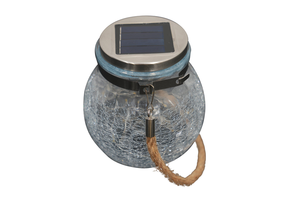 Halo Crack Jar Solar Outdoor Light