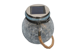 Halo Crack Jar Solar Outdoor Light