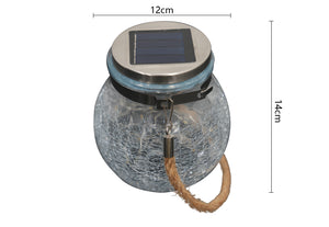 Halo Crack Jar Solar Outdoor Light