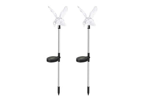 Hummingbird Solar Outdoor Garden Lights (Set of 2)