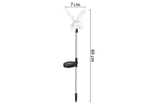 Hummingbird Solar Outdoor Garden Lights (Set of 2)