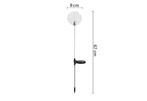 Hydrangea Solar Outdoor Garden Lights (Set of 2)