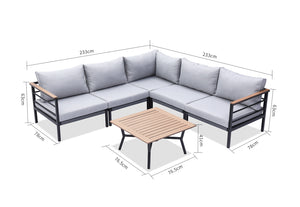 Ios Outdoor Corner Lounge Setting