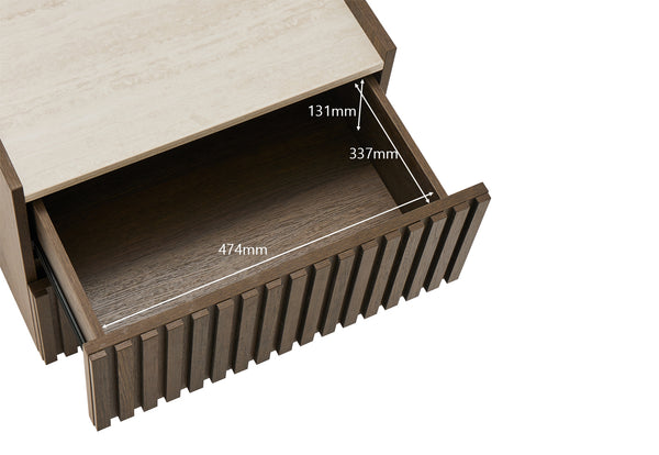 Kalani 2 Drawer Bedside