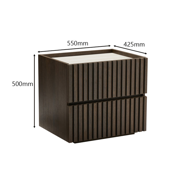 Kalani 2 Drawer Bedside