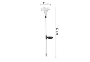 Lilly Solar Outdoor Garden Lights (Set of 2)