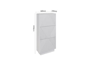 Lucia 3 Door Shoe Cabinet