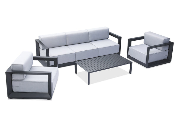 Milos 4pce Outdoor Lounge Setting