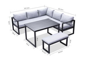 Mykonos Outdoor Lounge Dining Set