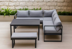 Mykonos Outdoor Lounge Dining Set