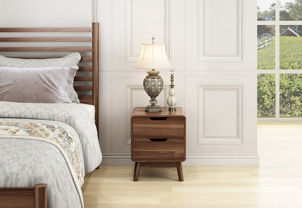 Olive 2 Drawer Bedside