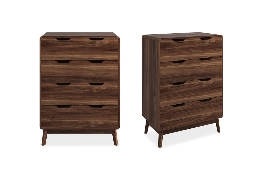 Olive 4 Drawer Tall Chest - 2 Piece Bundle