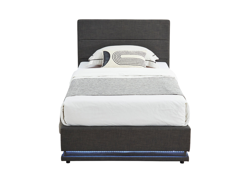 Victoria King Single Gas Lift Storage Bed & Harbour City King Single Mattress Bundle