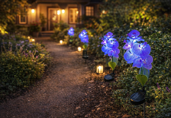 Phalaenopsis Solar Outdoor Garden Light