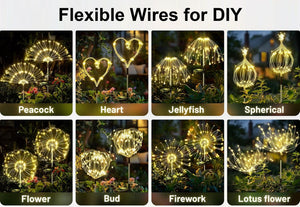 Raven Fireworks Solar Outdoor Garden Lights (Set of 2)