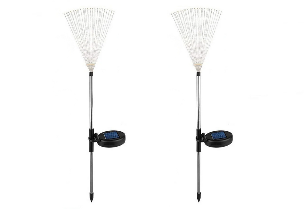 Raven Fireworks Solar Outdoor Garden Lights (Set of 2)