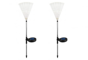 Raven Fireworks Solar Outdoor Garden Lights (Set of 2)