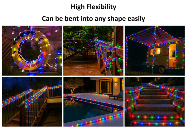 Rhea Tube String Solar Lights