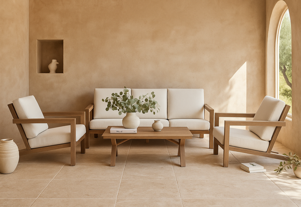 Rhodes 4pce Outdoor Lounge Setting