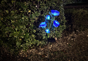 Rose Solar Outdoor Garden Light